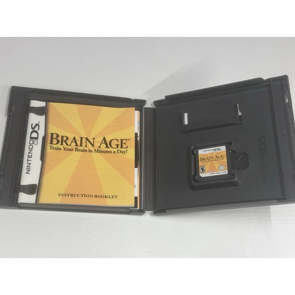 Brain Age Nintendo DS Complete CIB Brain Training Sudoku Tested